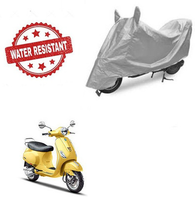 Feel heaven Two Wheeler Cover for Piaggio(Vespa SXL, Silver)