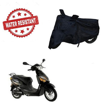 Feel heaven Two Wheeler Cover for Hero(Electric Zippy, Black)