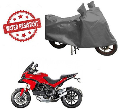 RPSENTTERPR Waterproof Two Wheeler Cover for Ducati(Multistrada, Grey)