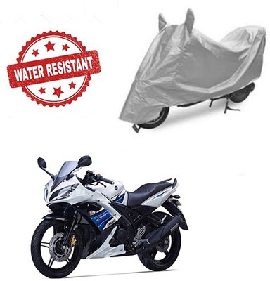 Atulit enterprises Two Wheeler Cover for Yamaha(YZF R15 S, Silver)