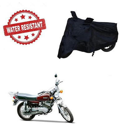 Feel heaven Two Wheeler Cover for Yamaha(RX 100, Black)