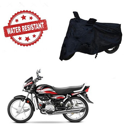 RPSENTTERPR Waterproof Two Wheeler Cover for Hero(CD deluxe, Black)