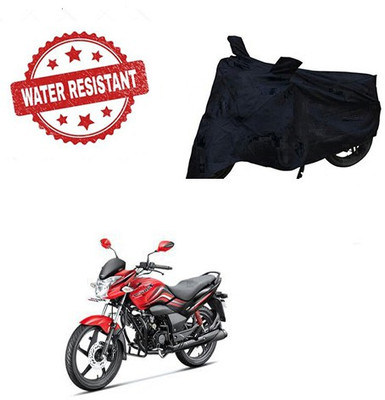 saanvi Two Wheeler Cover for Hero(Passion Xpro, Black)
