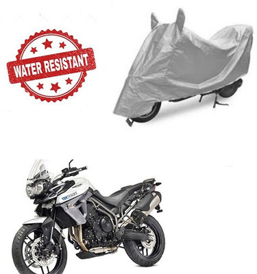 Atulit enterprises Two Wheeler Cover for Universal For Bike(Silver)