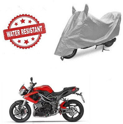 Atulit enterprises Two Wheeler Cover for DSK Benelli(TNT R, Silver)