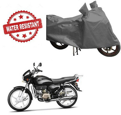 RPSENTTERPR Waterproof Two Wheeler Cover for Hero(Splendor Plus, Grey)