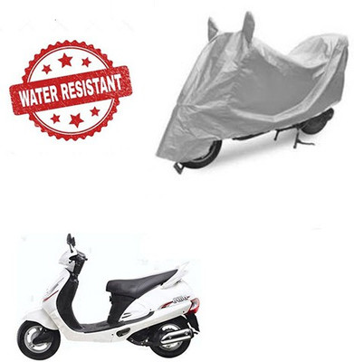 saanvi Two Wheeler Cover for Mahindra(Duro, Silver)