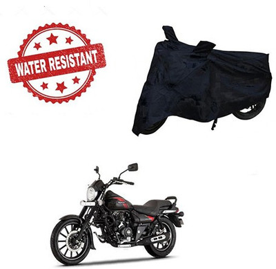 saanvi Two Wheeler Cover for Bajaj(Avenger 220 Street, Black)