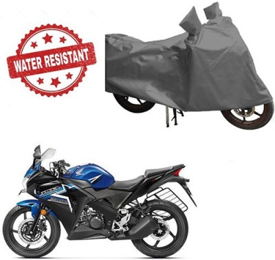 RPSENTTERPR Waterproof Two Wheeler Cover for Honda(CBR 150R, Grey)