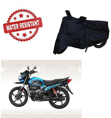 Feel heaven Two Wheeler Cover for Honda(Passion Pro TR, Black)