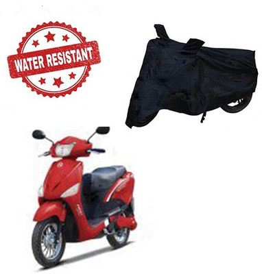 RPSENTTERPR Waterproof Two Wheeler Cover for Hero(E Scoot, Black)
