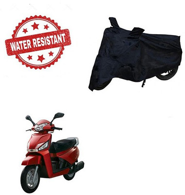 Feel heaven Two Wheeler Cover for Mahindra(Gusto, Black)