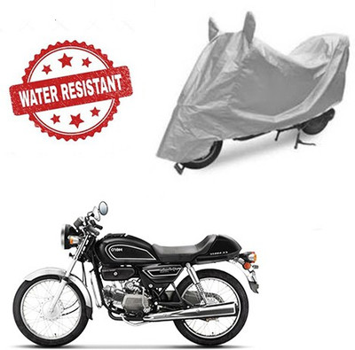 saanvi Two Wheeler Cover for Hero(Splendor Pro Classic, Silver)
