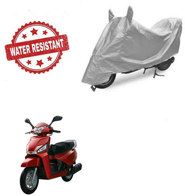saanvi Two Wheeler Cover for Mahindra(Gusto, Silver)