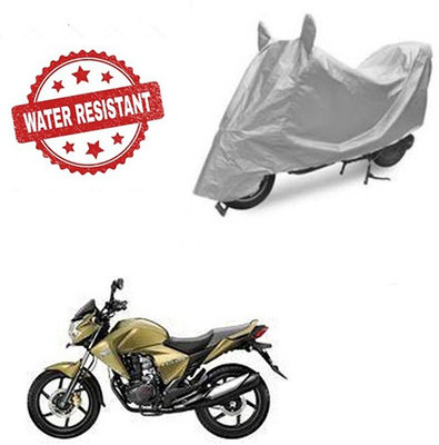 Atulit enterprises Two Wheeler Cover for Honda(Dazzler, Silver)