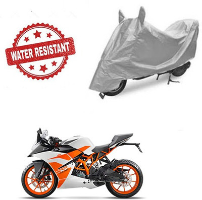 Atulit enterprises Two Wheeler Cover for KTM(Duke 200, Silver)