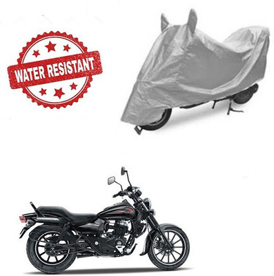 saanvi Two Wheeler Cover for Bajaj(Avenger 150 Street, Silver)