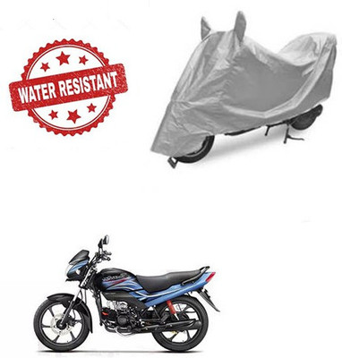 Atulit enterprises Two Wheeler Cover for Hero(Passion Plus, Silver)