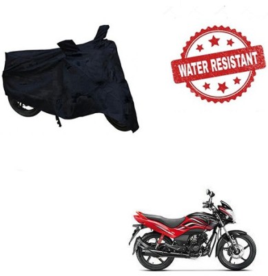 Feel heaven Two Wheeler Cover for Honda(Passion Xpro, Black)