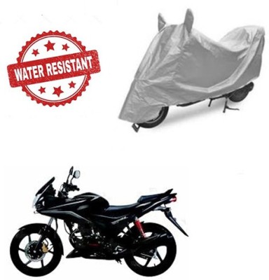 Feel heaven Two Wheeler Cover for Honda(CBF Stunner, Silver)