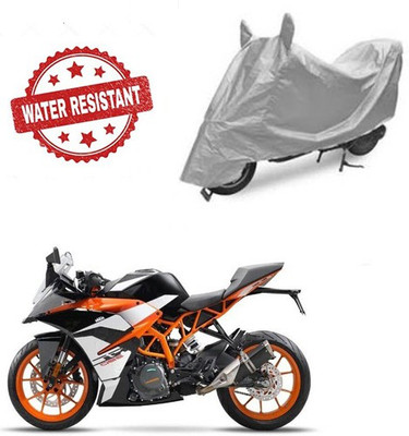Atulit enterprises Two Wheeler Cover for KTM(RD 350, Silver)