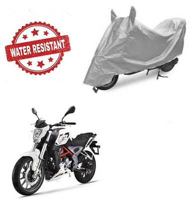 Atulit enterprises Two Wheeler Cover for DSK Benelli(TNT 25, Silver)