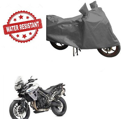 RPSENTTERPR Waterproof Two Wheeler Cover for Triumph(Tiger 800 XR, Grey)