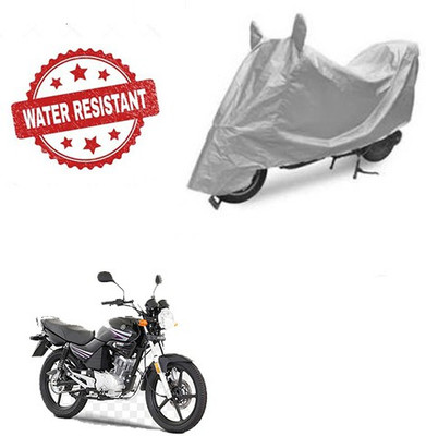 saanvi Two Wheeler Cover for Yamaha(Libero, Silver)
