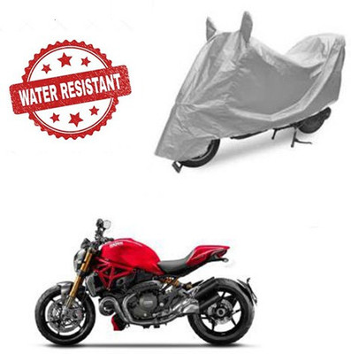 Feel heaven Two Wheeler Cover for Ducati(Monster 795, Silver)