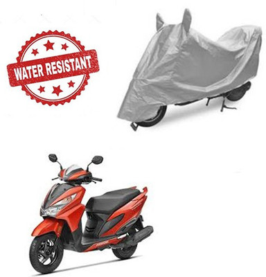 Feel heaven Two Wheeler Cover for Honda(Grazia, Silver)