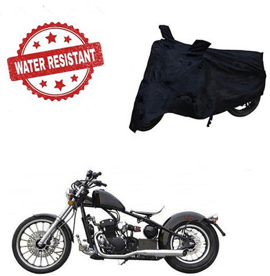 Feel heaven Two Wheeler Cover for Harley Davidson(Bobber 350, Black)