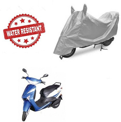 saanvi Two Wheeler Cover for Indus(Yo Xplor, Silver)