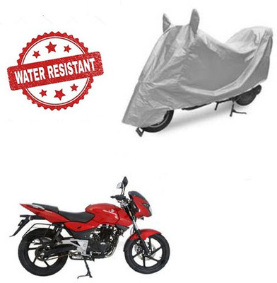 saanvi Two Wheeler Cover for Bajaj(Pulsar 200 NS DTS-i, Silver)
