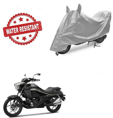 Atulit enterprises Two Wheeler Cover for Suzuki(Intruder, Silver)