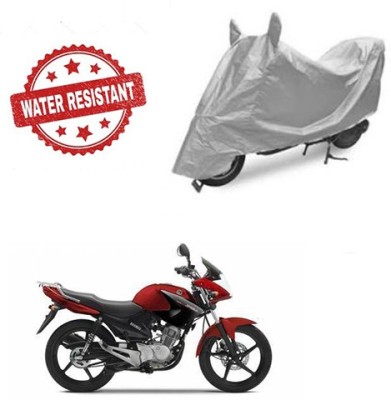 saanvi Two Wheeler Cover for Yamaha(YBR 125, Silver)