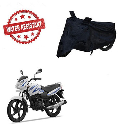 Feel heaven Two Wheeler Cover for TVS(Star Sport, Black)