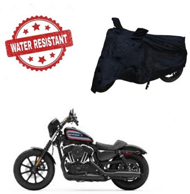 Feel heaven Two Wheeler Cover for Harley Davidson(XL 1200, Black)