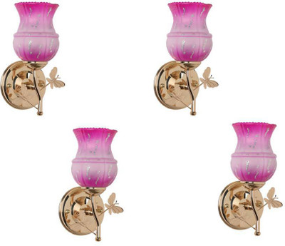 PR Prashant Wallchiere Wall Lamp Without Bulb(Pack of 4)