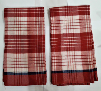 rdassociates Cotton 200 GSM Bath Gamcha Set(Pack of 2)