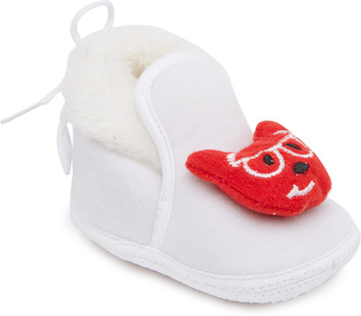 CHiU Booties(Toe to Heel Length - 12 cm, White)