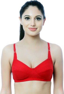 Nutex Sangini Women Full Coverage Non Padded Bra(Red)