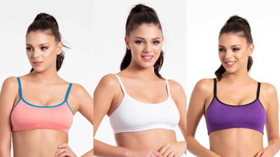Envie Envie-1008 Women Bralette Non Padded Bra(Multicolor)