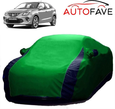 AutoFave Car Cover For Maruti Suzuki Baleno (With Mirror Pockets)(Green)
