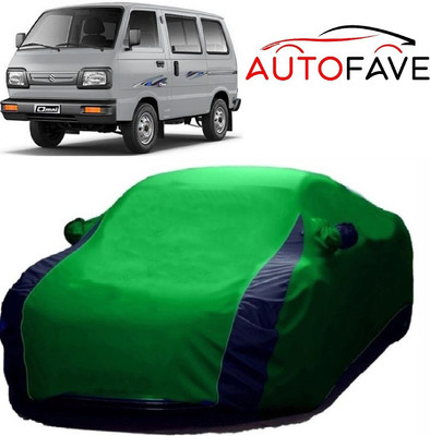 AutoFave Car Cover For Maruti Suzuki Omni (With Mirror Pockets)(Green)