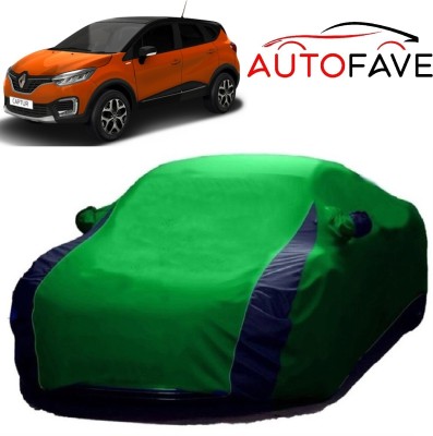 AutoFave Car Cover For Renault Captur (With Mirror Pockets)(Green)