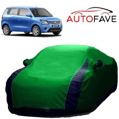 AutoFave Car Cover For Maruti Suzuki Wagon R 1.0 (With Mirror Pockets)(Green)