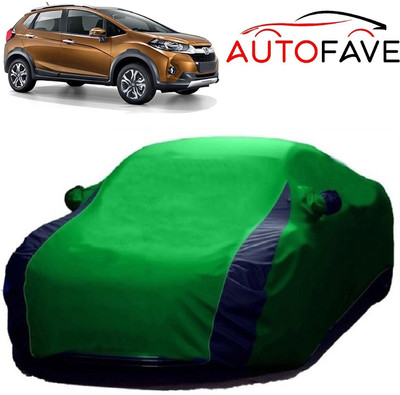 AutoFave Car Cover For Honda WR-V (With Mirror Pockets)(Green)