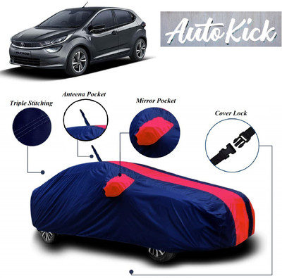 AutoKick Car Cover For Tata Altroz (With Mirror Pockets)(Multicolor)
