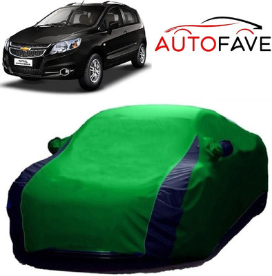 AutoFave Car Cover For Chevrolet Sail U-VA (With Mirror Pockets)(Green)