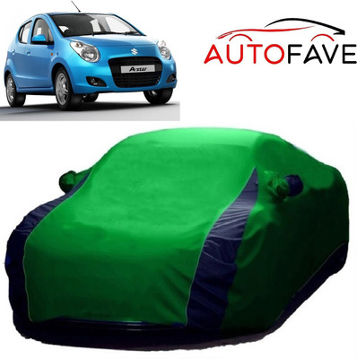 AutoFave Car Cover For Maruti Suzuki A-Star (With Mirror Pockets)(Green, Blue)